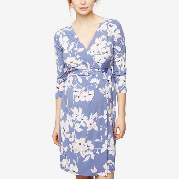 A Pea in the Pod Dresses & Skirts - A Pea in the Pod Maternity Floral Wrap Dress